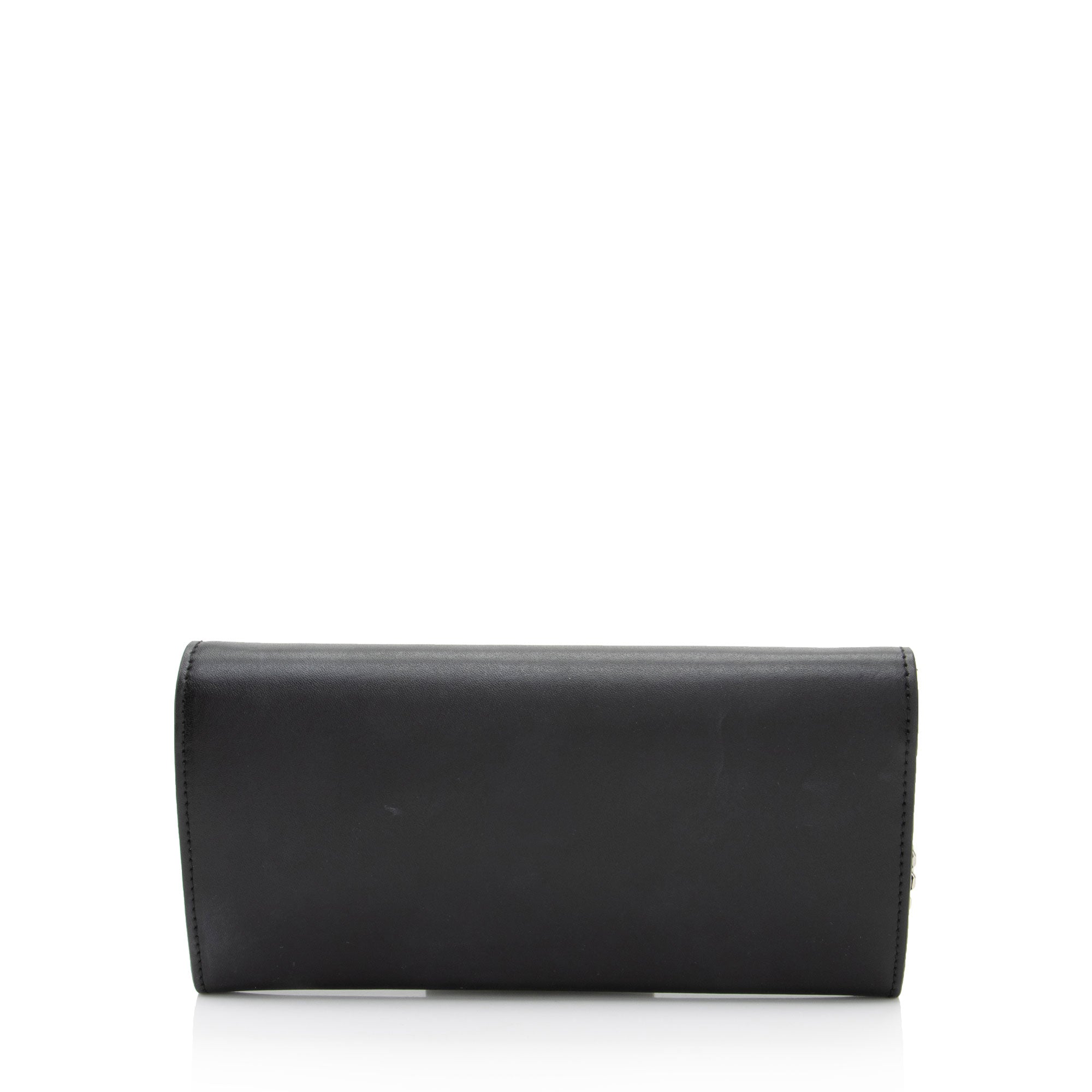 Fendi Leather Rainbow Studs Wallet on Chain