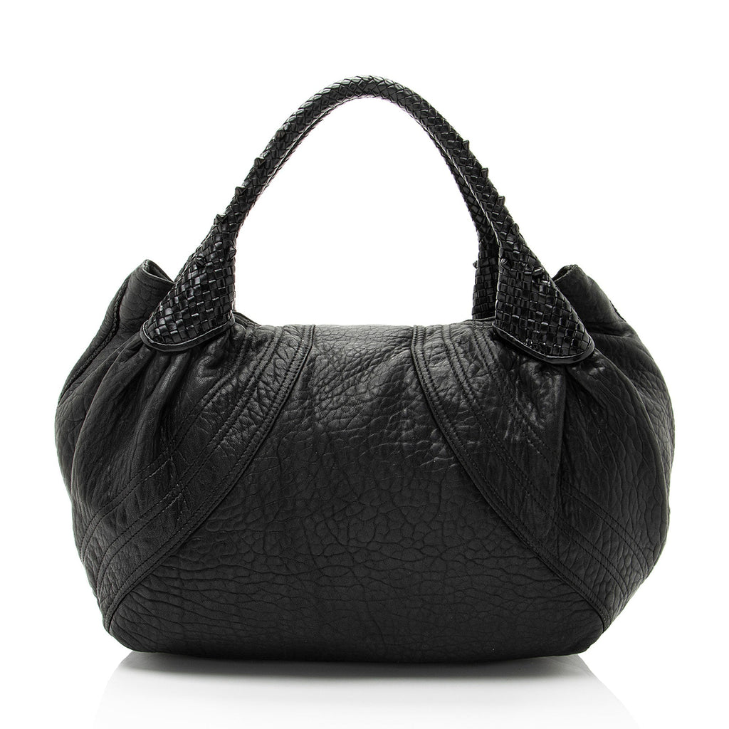 Fendi Tortuga Leather Spy Satchel