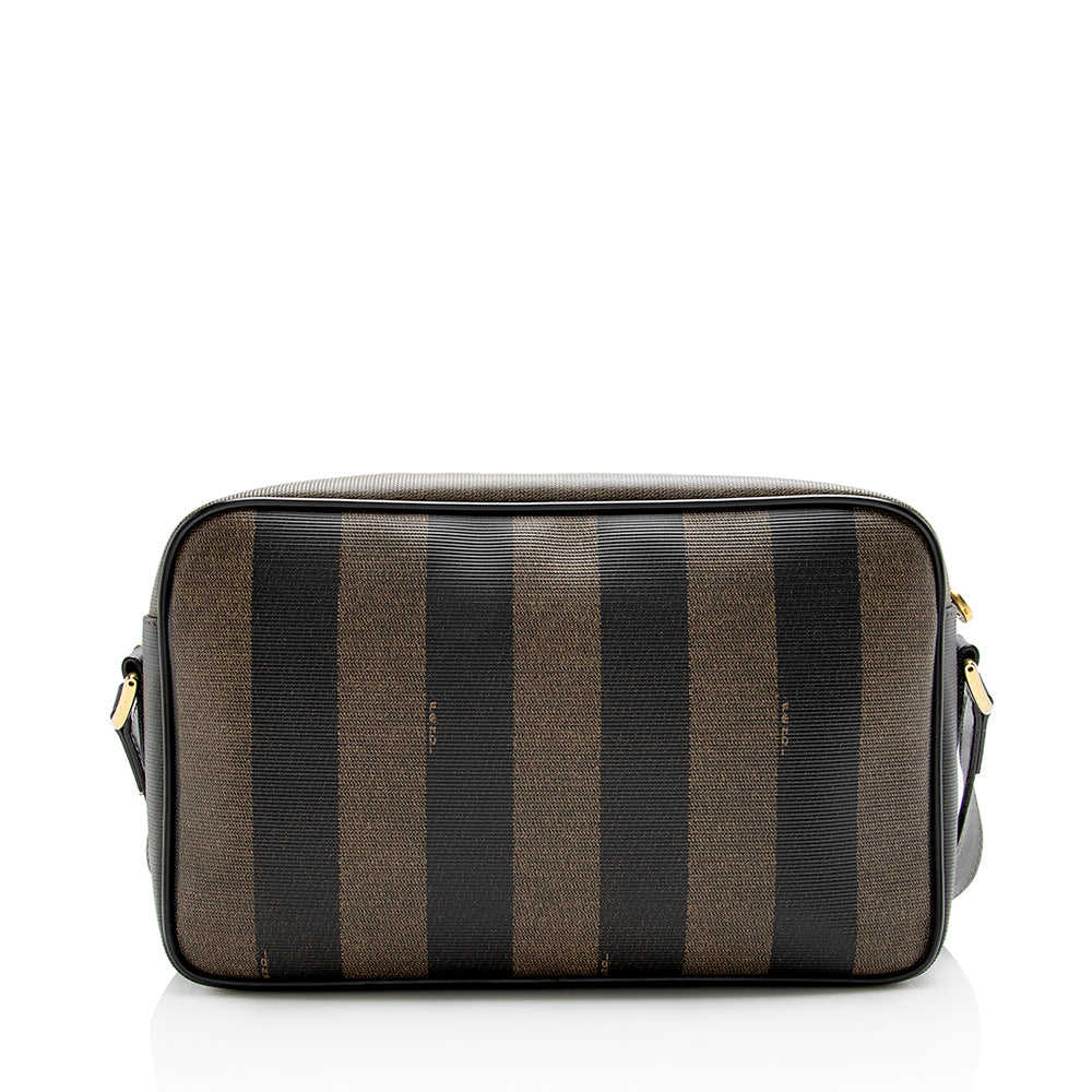 Fendi Vintage Pequin Shoulder Bag (SHF-13582)