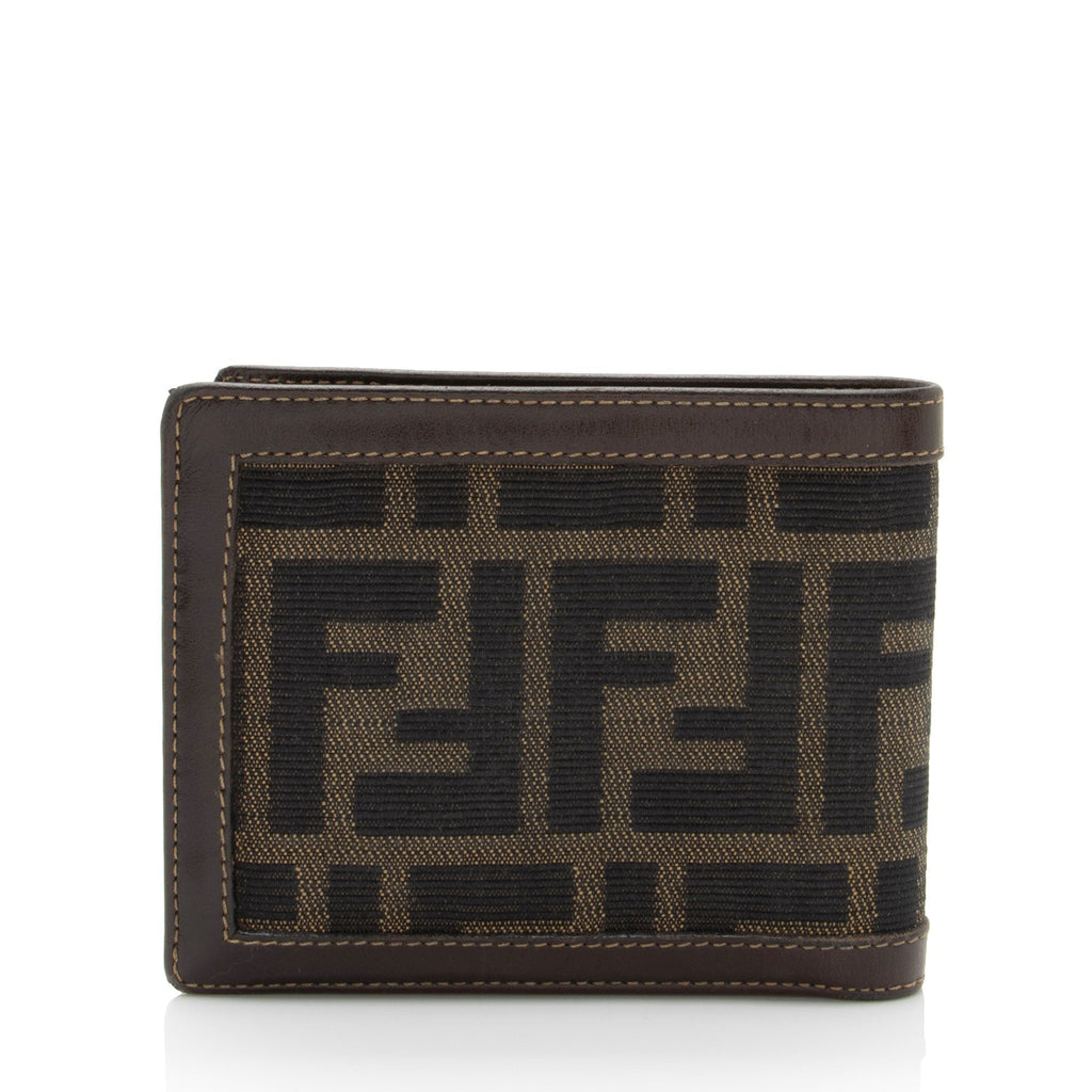 Fendi Vintage Zucca Bi-Fold Wallet (SHF-cz94a8)