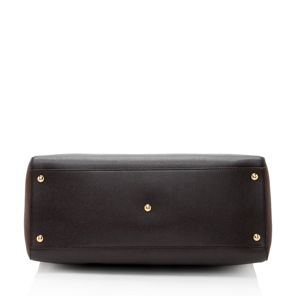 Fendi Vitello Calfskin 2Jours Elite Large Tote (SHF-22596)