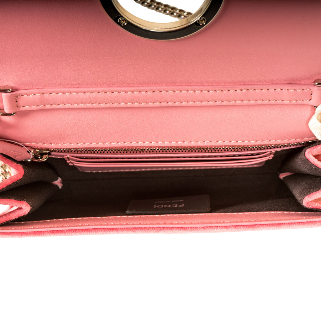 Fendi Kan I Velvet Crossbody
