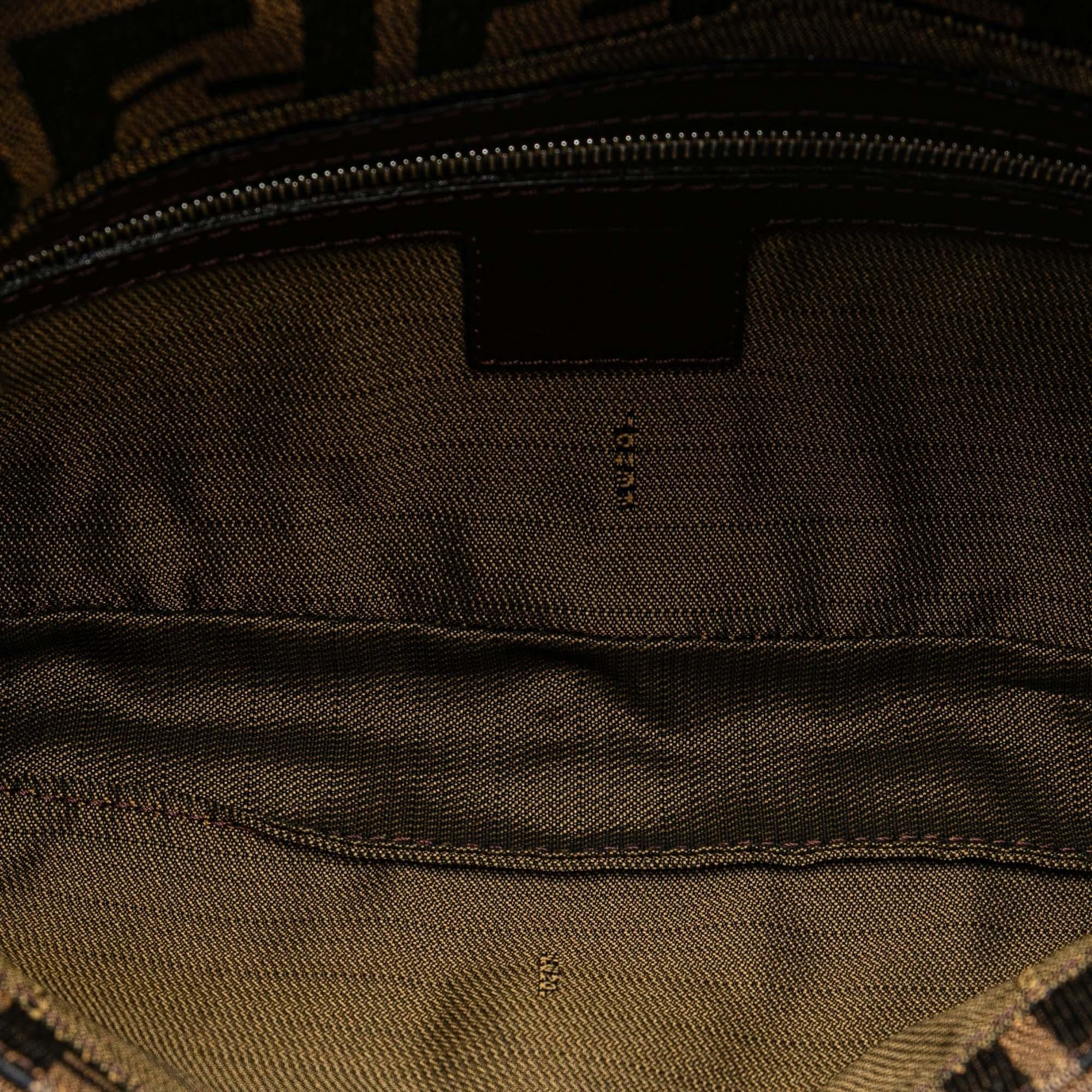 Fendi Zucca Canvas Baguette