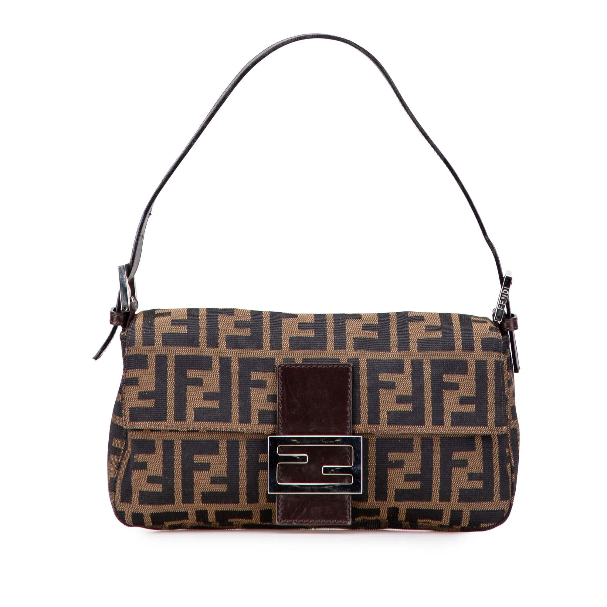 Fendi Zucca Canvas Baguette