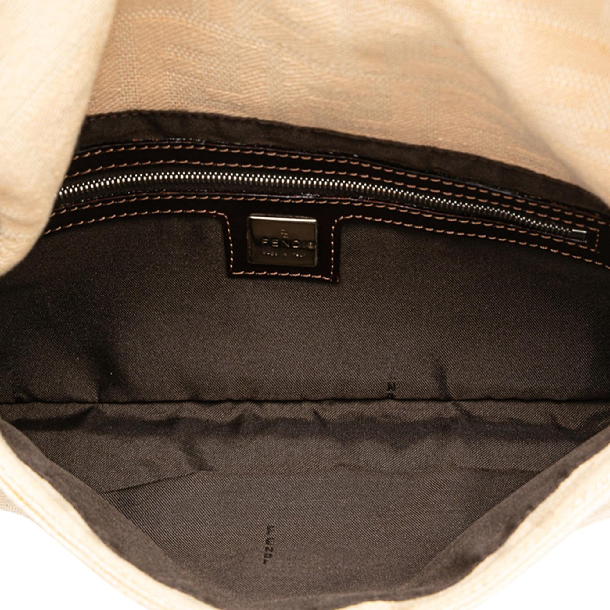 Fendi Zucca Canvas Baguette