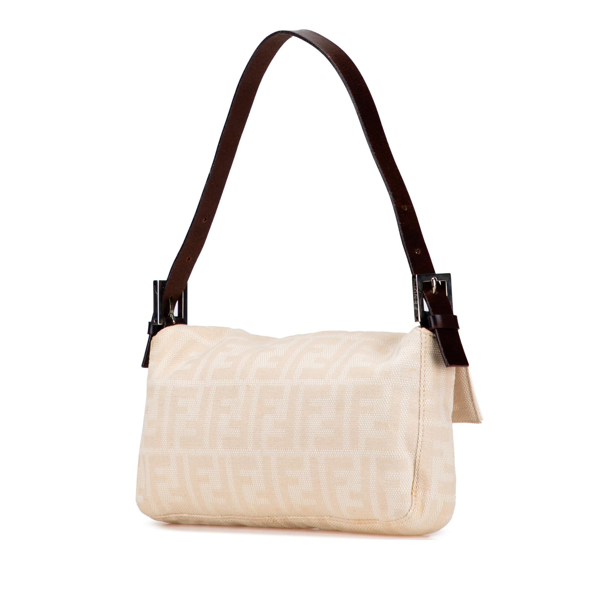 Fendi Zucca Canvas Baguette