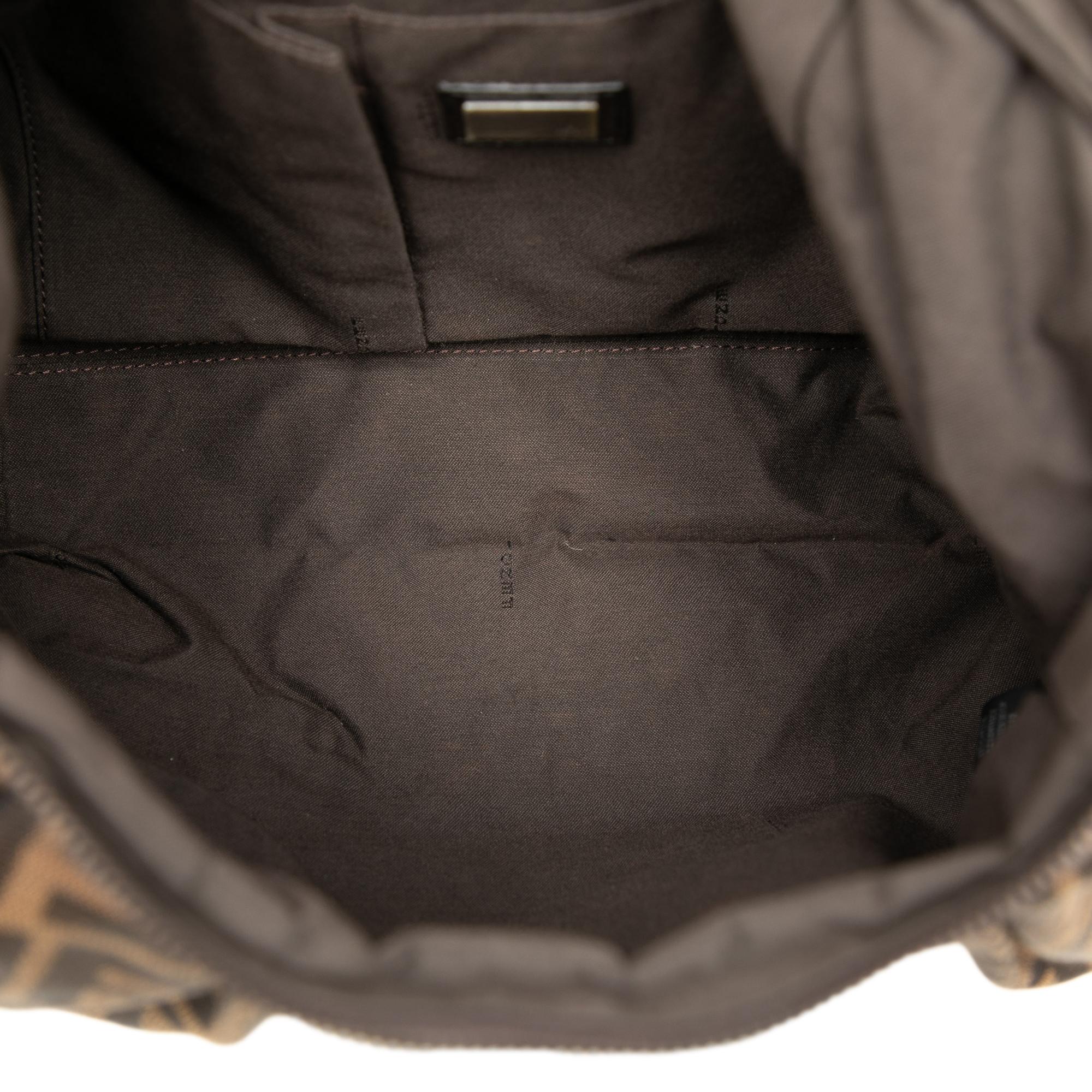 Fendi Zucca Canvas Borsa B Hobo