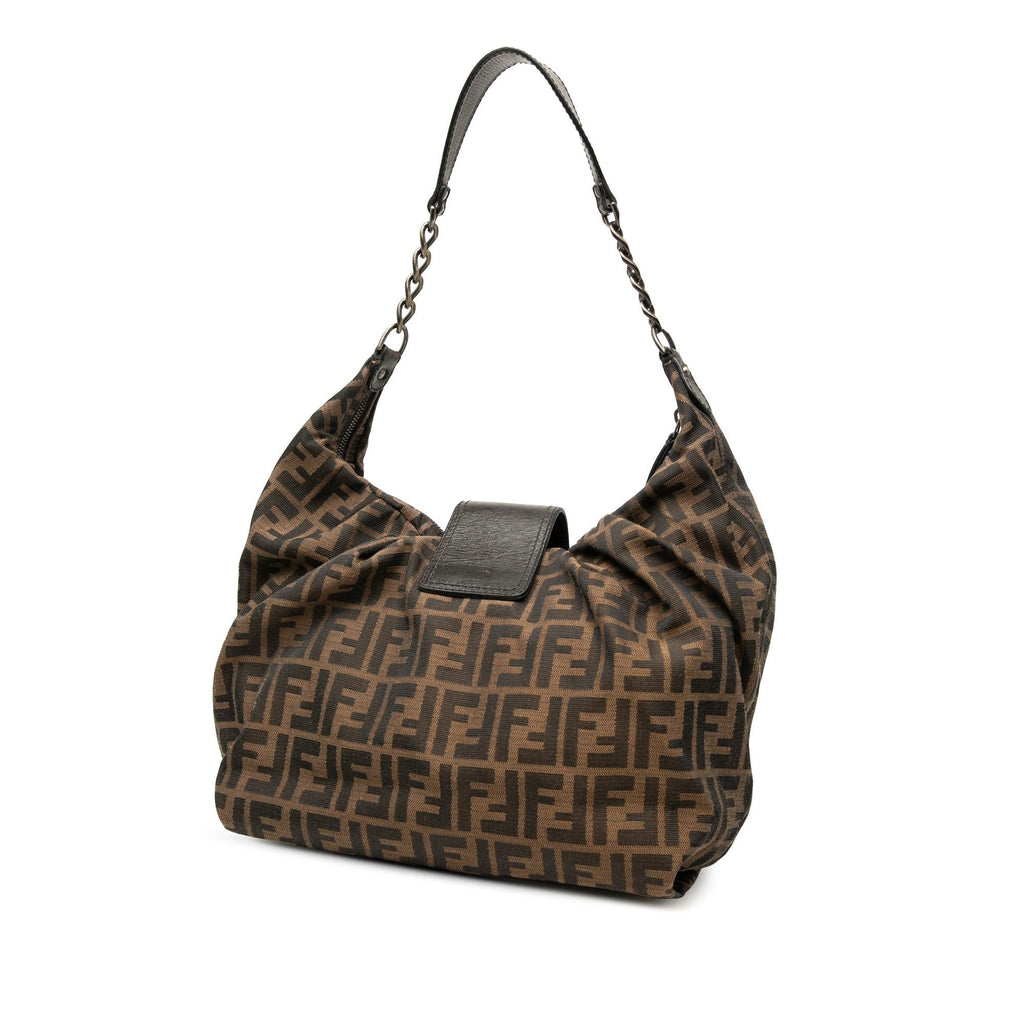 Fendi Zucca Canvas Borsa B Hobo