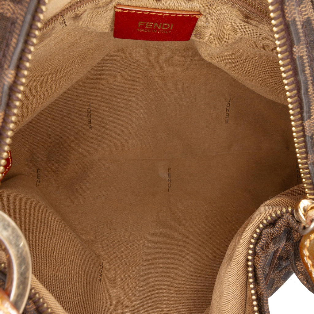 Fendi Zucca Canvas Chef Shoulder Bag