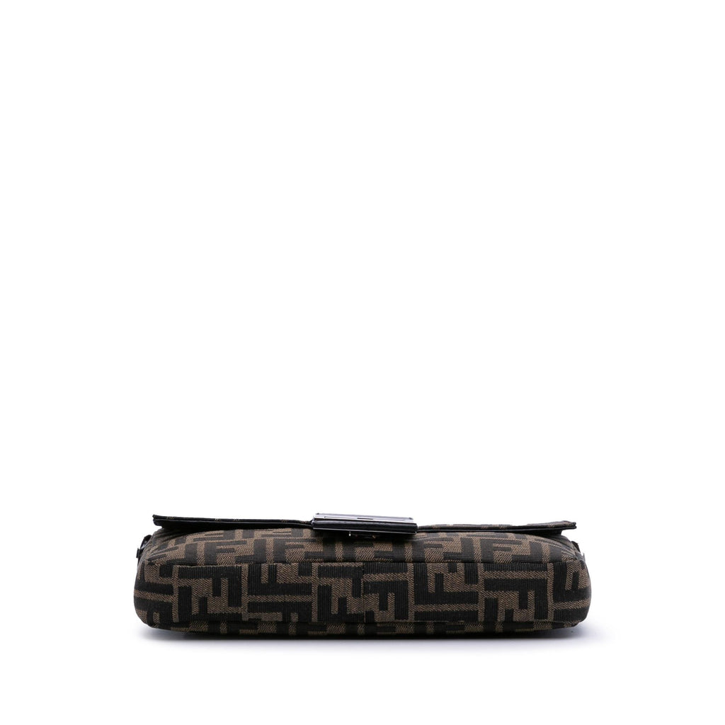 Fendi Zucca Canvas Convertible Baguette Satchel