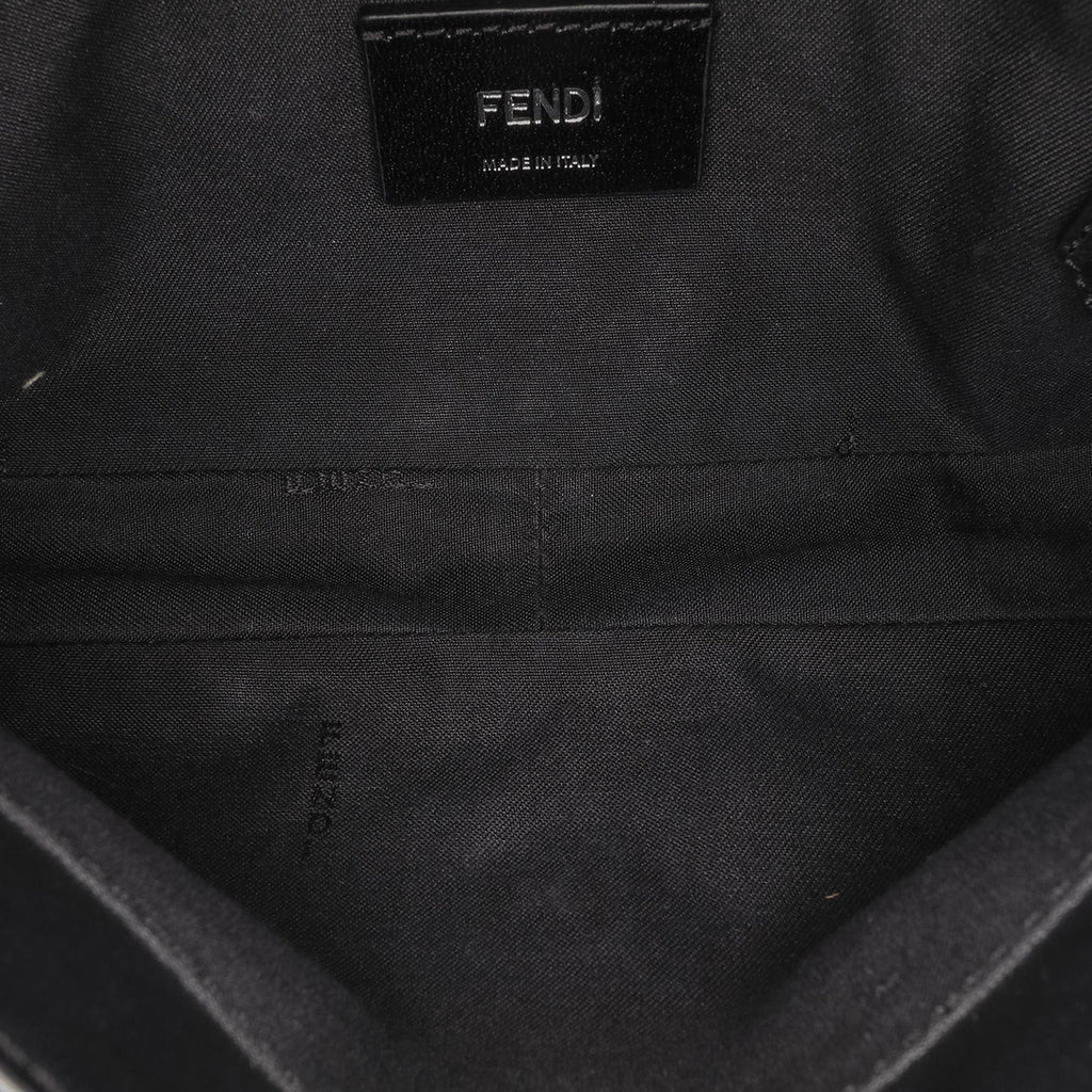 Fendi Zucca Canvas Convertible Baguette Satchel