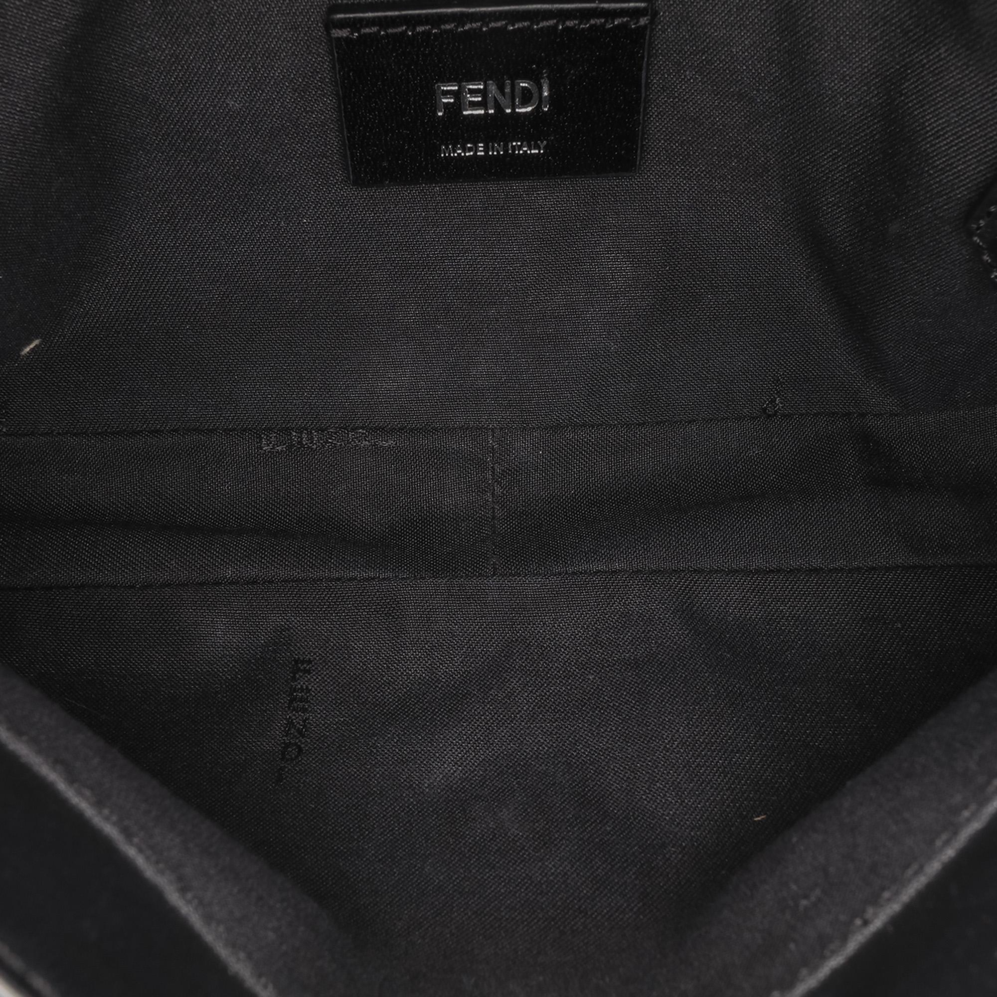 Fendi Zucca Canvas Convertible Baguette Satchel