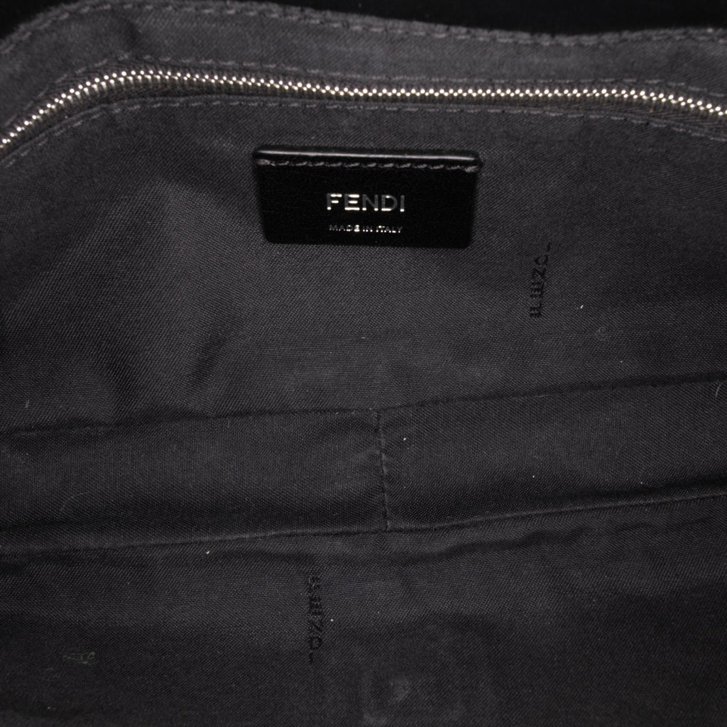 Fendi Zucca Canvas Convertible Baguette Satchel
