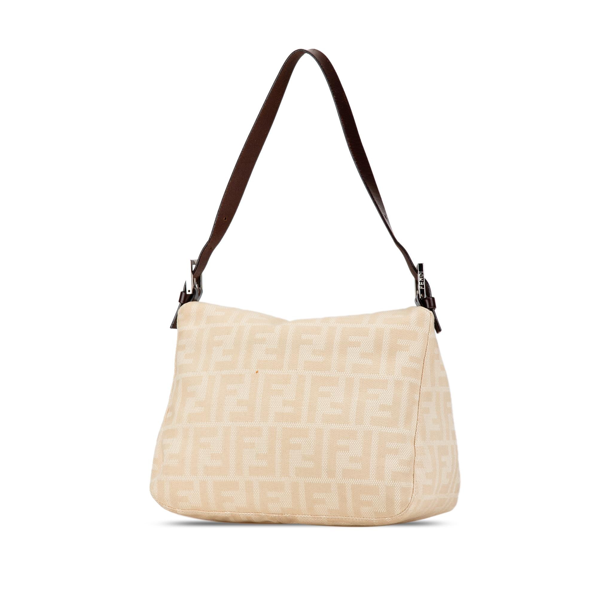Fendi Zucca Canvas Double Flap Mamma (SHG-aECQqq)