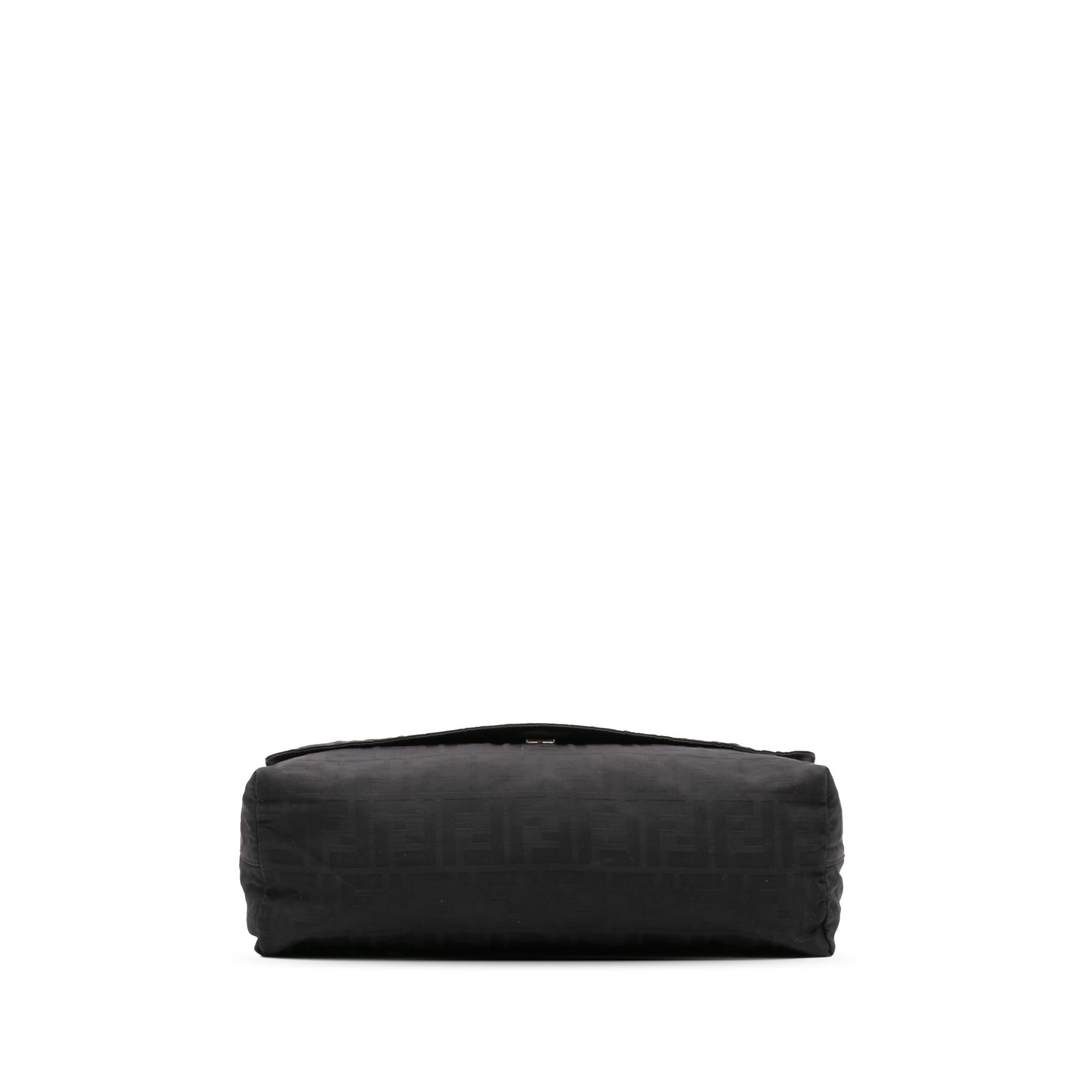 Fendi Zucca Canvas Flap Shoulder Bag
