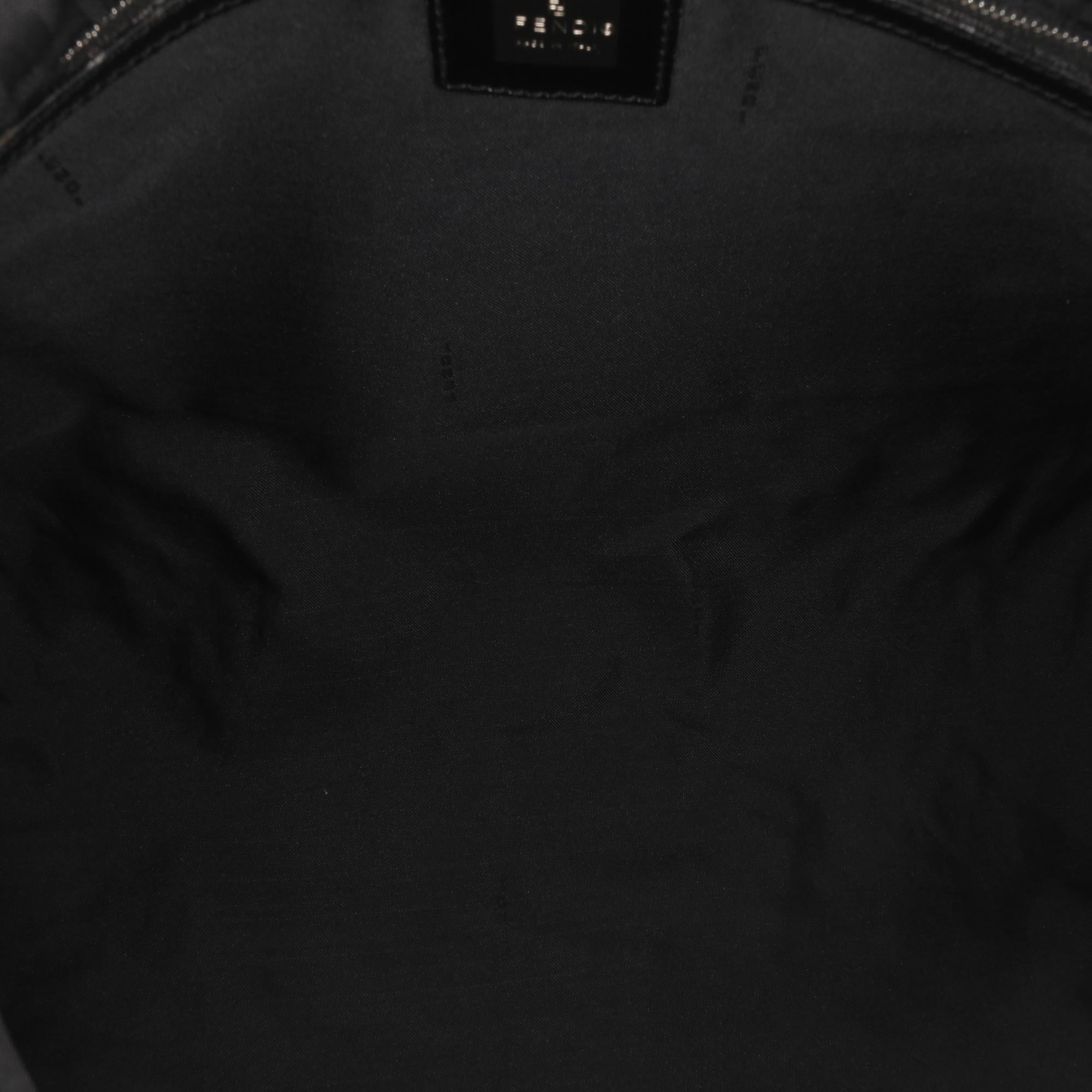 Fendi Zucca Canvas Flap Shoulder Bag