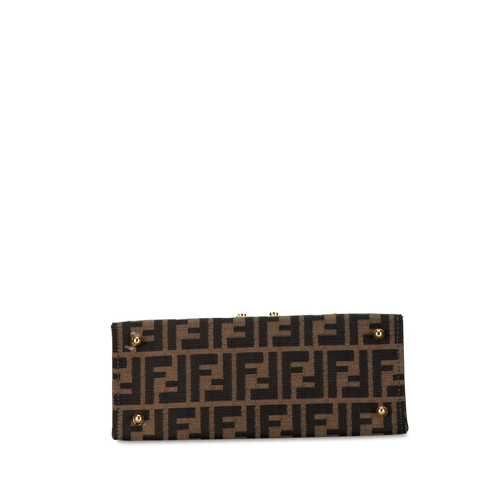 Fendi Zucca Canvas Front Pocket Tote