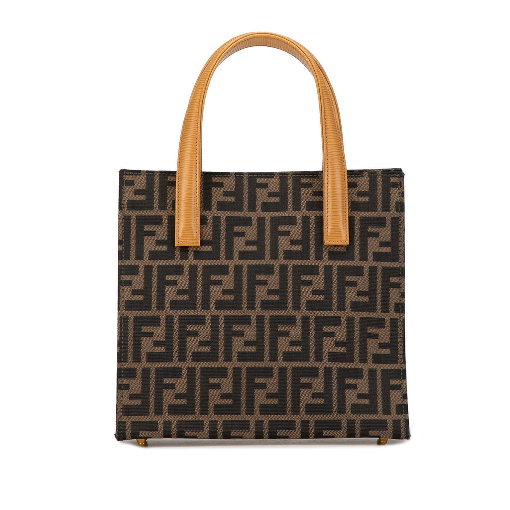 Fendi Zucca Canvas Front Pocket Tote