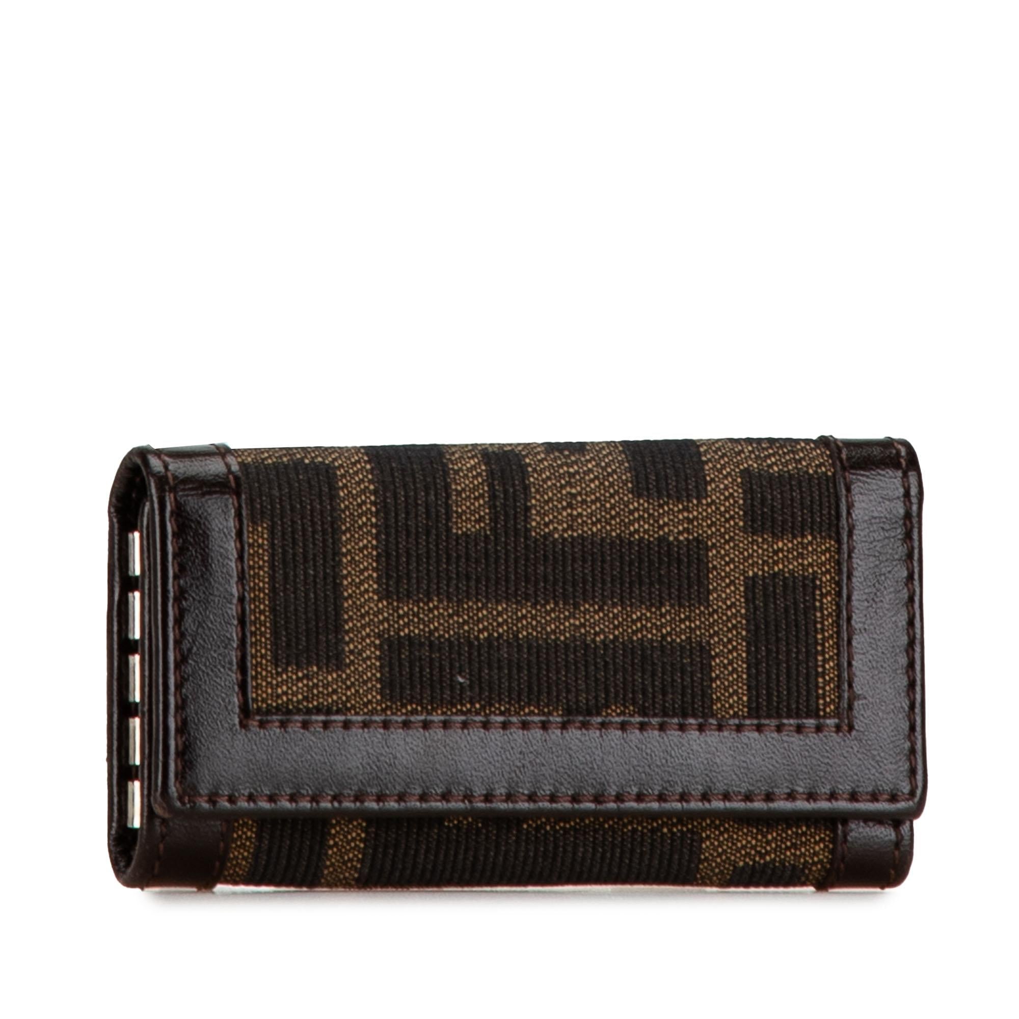 Fendi Zucca Canvas Key Holder