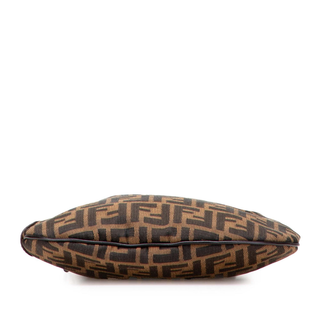 Fendi Zucca Canvas Oyster Shoulder Bag