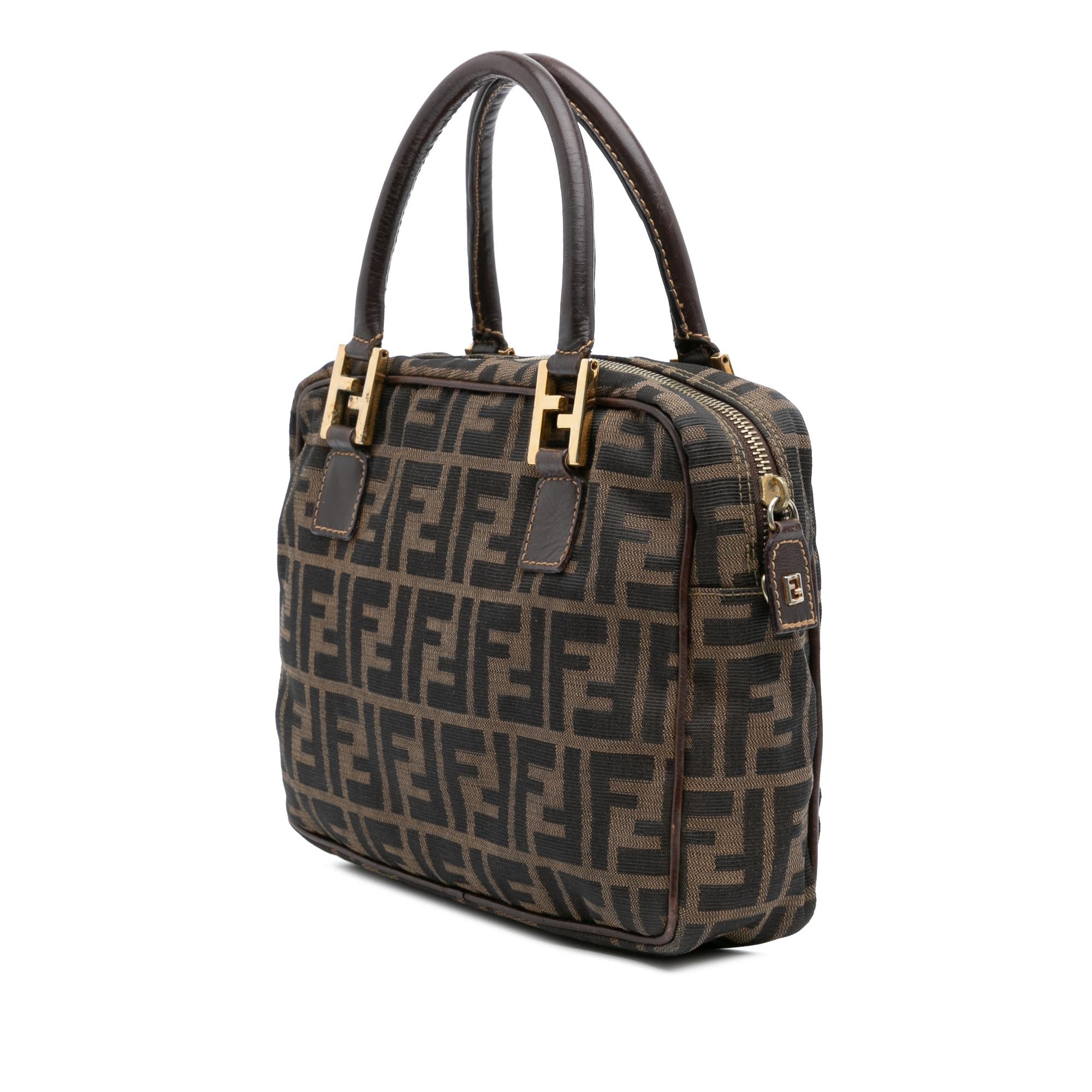 Fendi Zucca Canvas Satchel