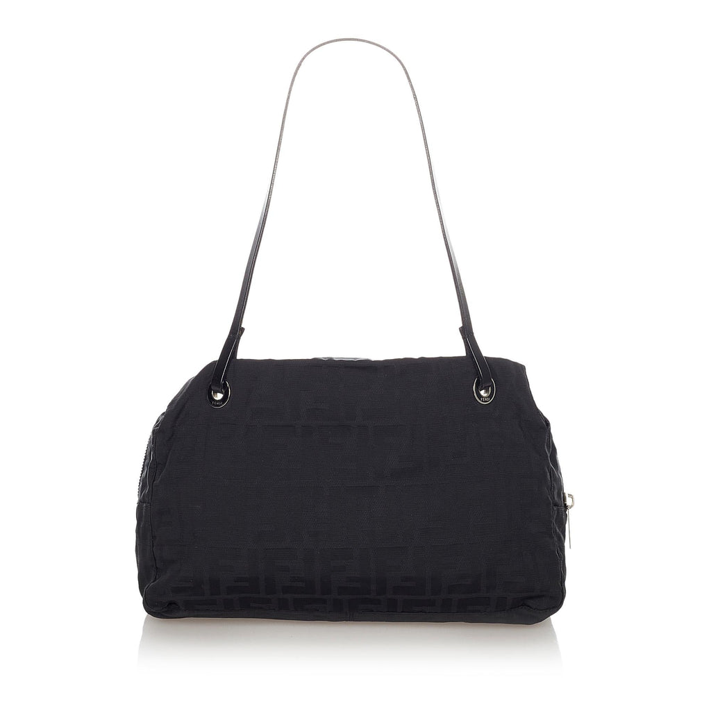 Fendi Zucca Canvas Shoulder Bag (SHG-31737)