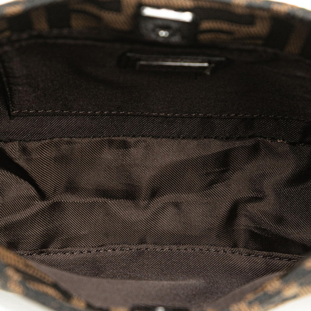 Fendi Zucca Canvas Shoulder Bag