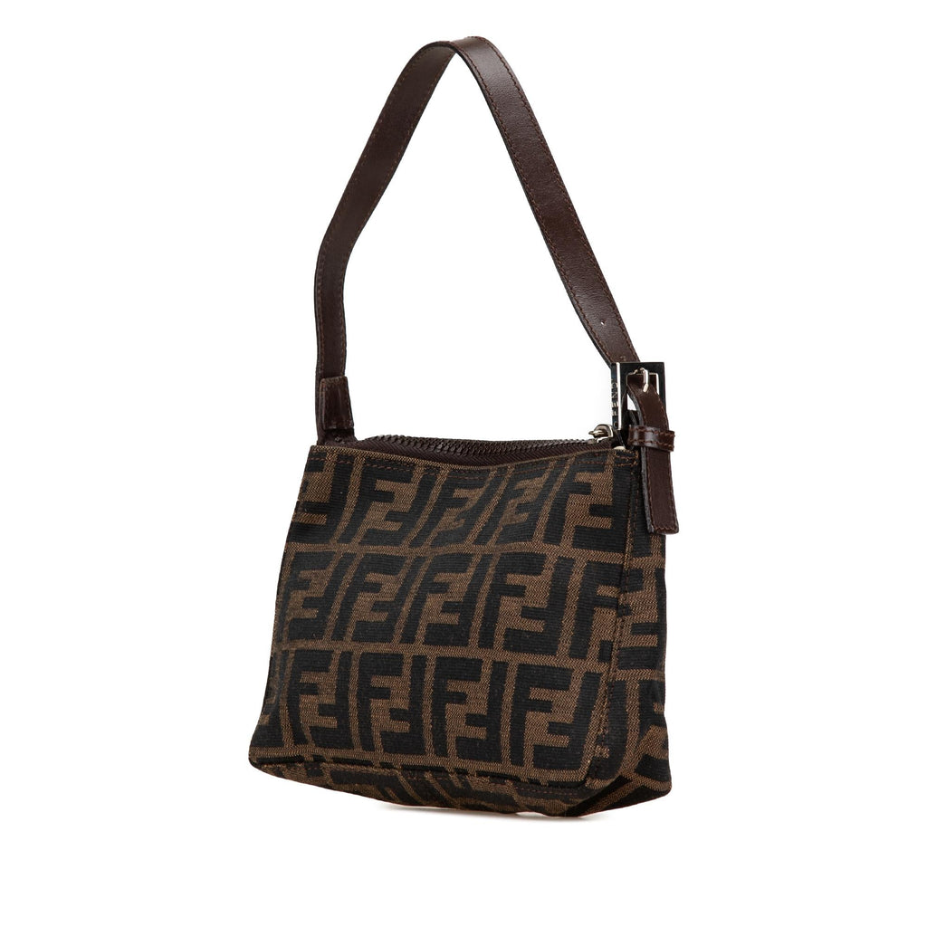 Fendi Zucca Canvas Shoulder Bag