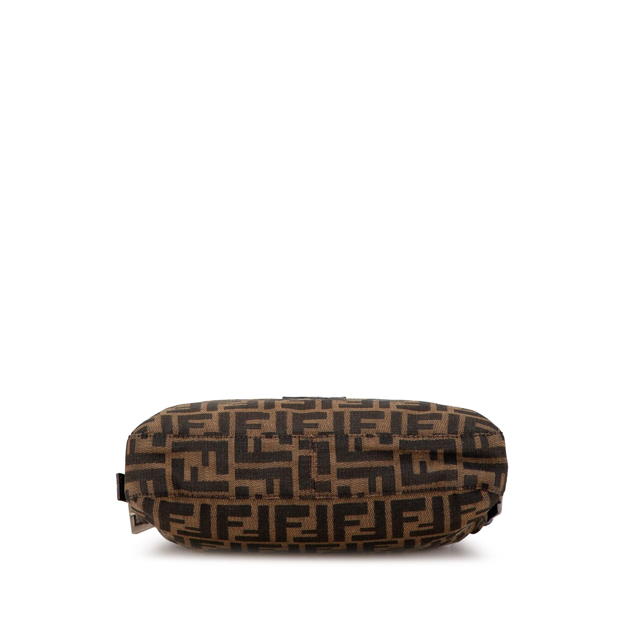 Fendi Zucca Canvas Shoulder Bag