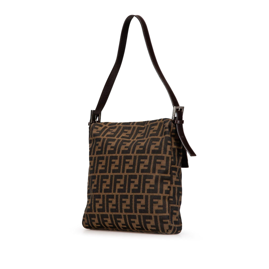 Fendi Zucca Canvas Shoulder Bag
