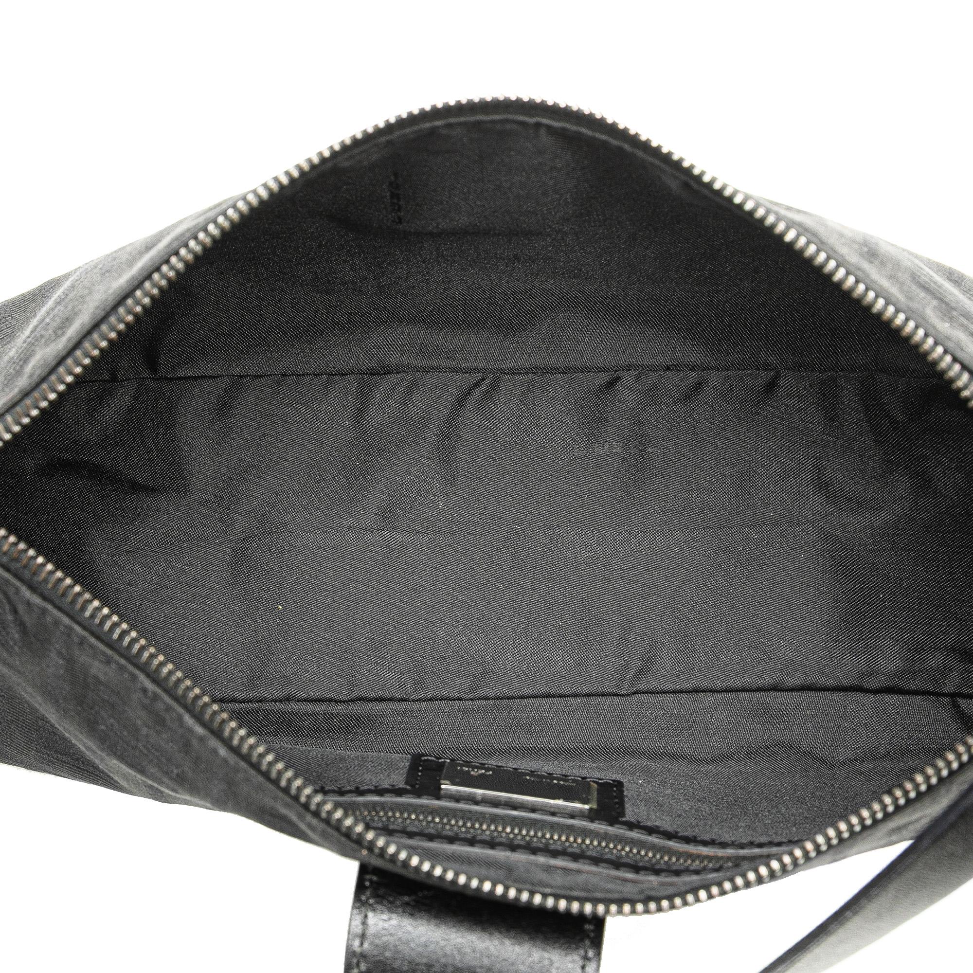 Fendi Zucca Canvas Shoulder Bag