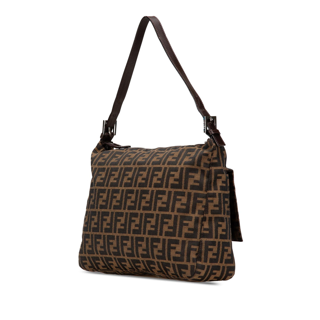 Fendi Zucca Canvas Shoulder Bag