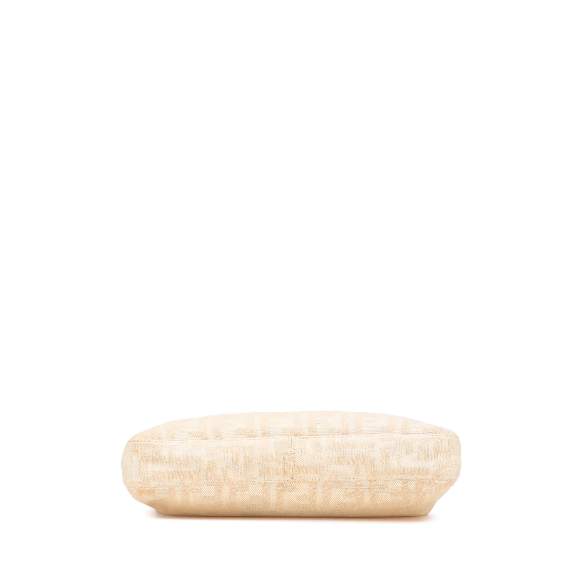 Fendi Zucca Canvas Shoulder Bag