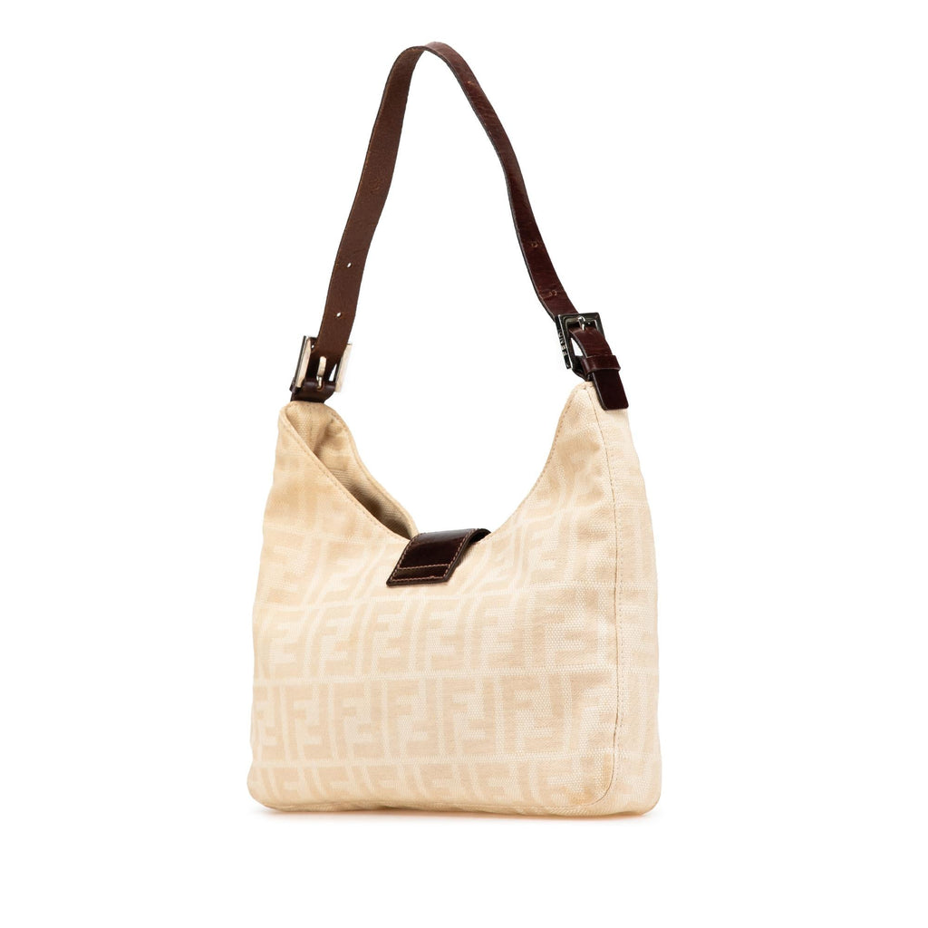 Fendi Zucca Canvas Shoulder Bag