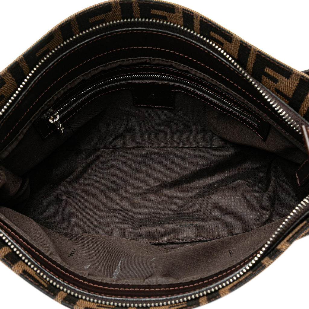 Fendi Zucca Canvas Shoulder Bag