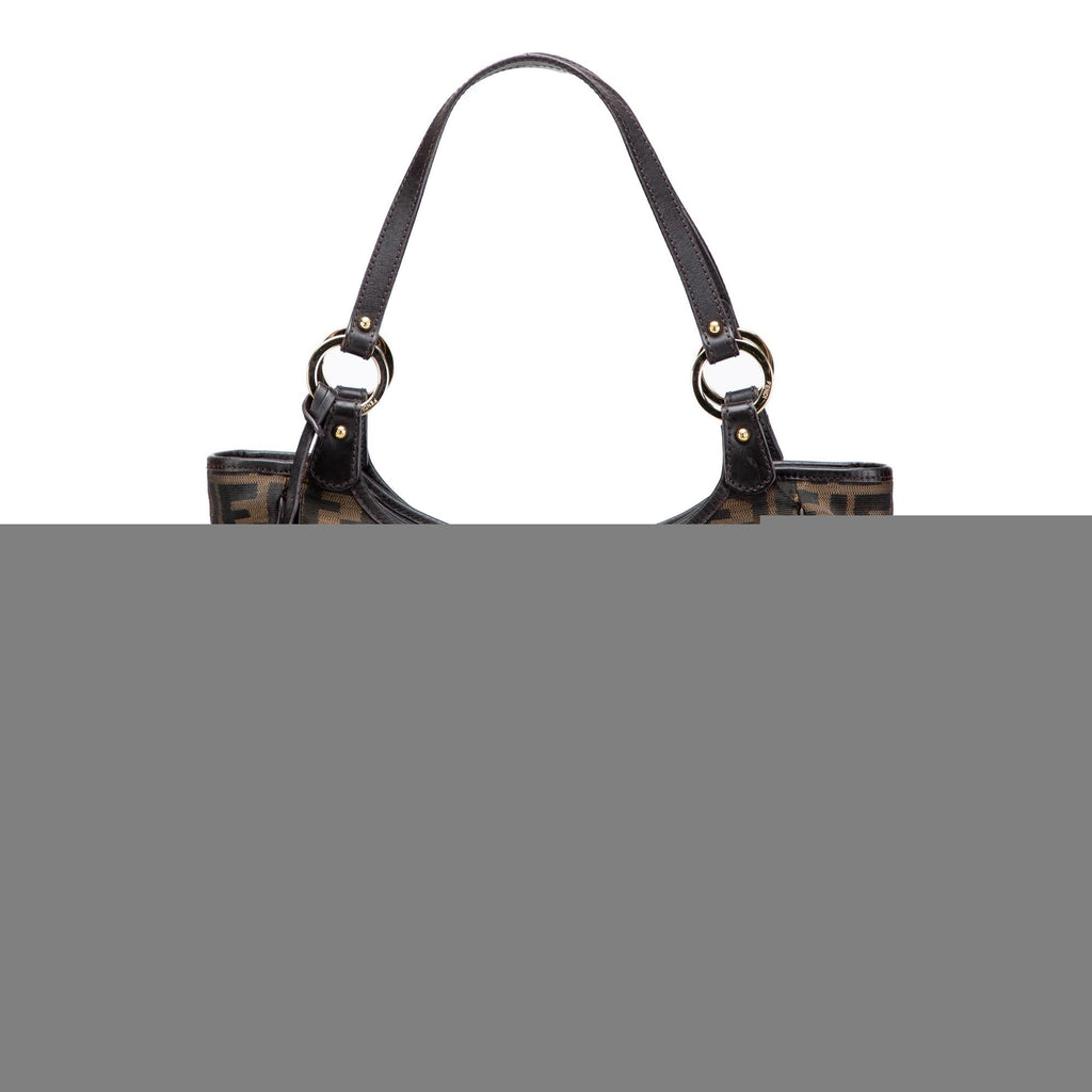 Fendi Zucca Canvas Shoulder Bag