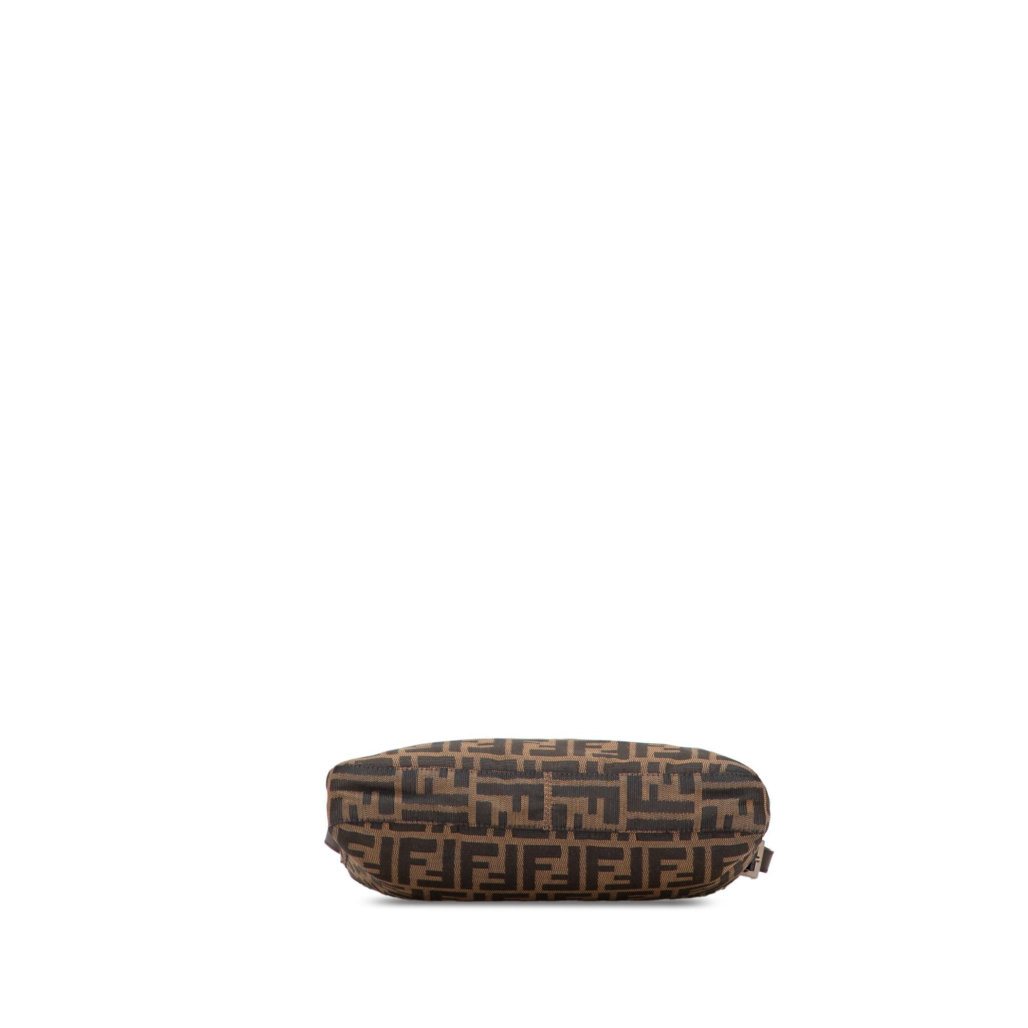 Fendi Zucca Canvas Shoulder Bag