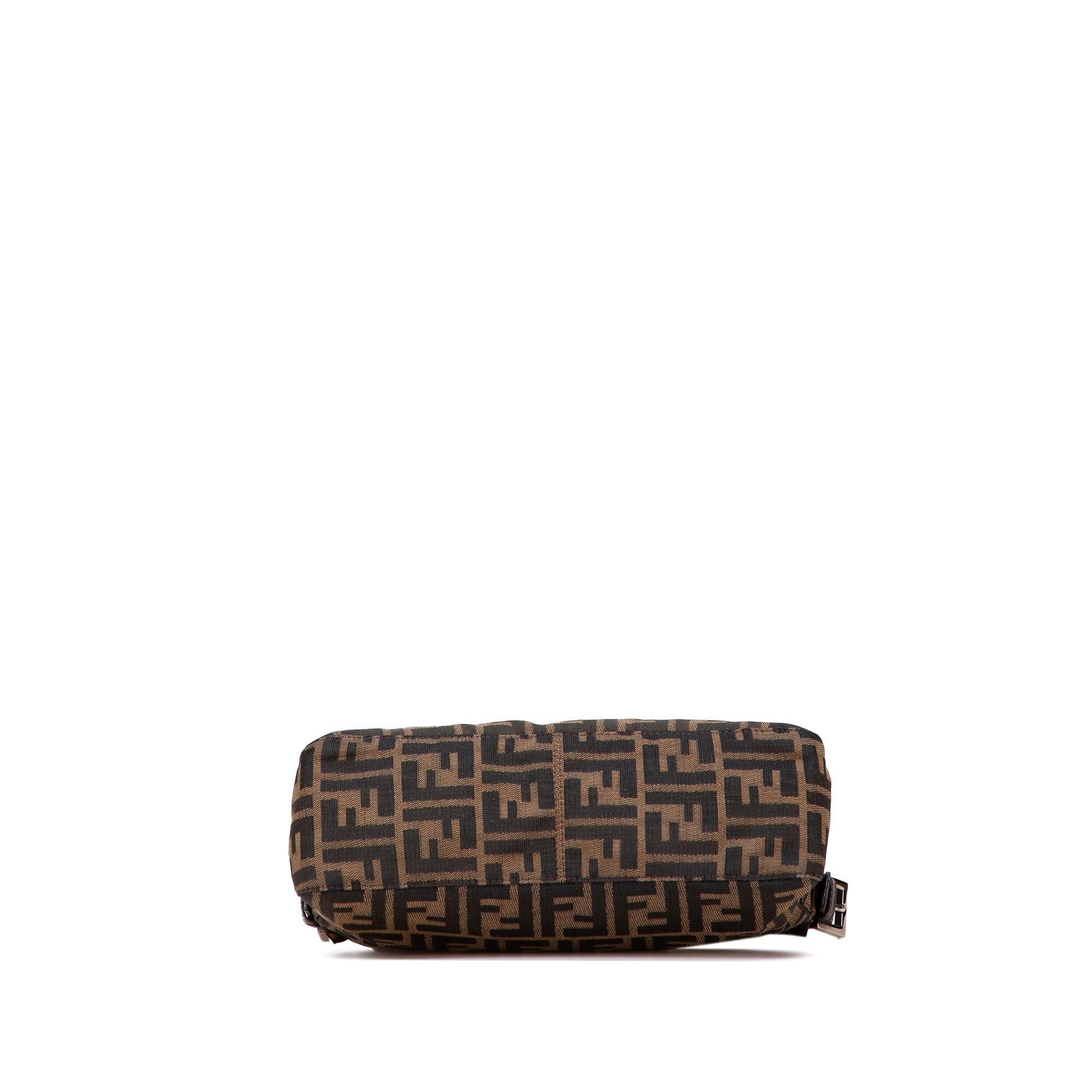Fendi Zucca Canvas Shoulder Bag