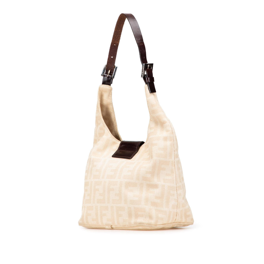 Fendi Zucca Canvas Shoulder Bag