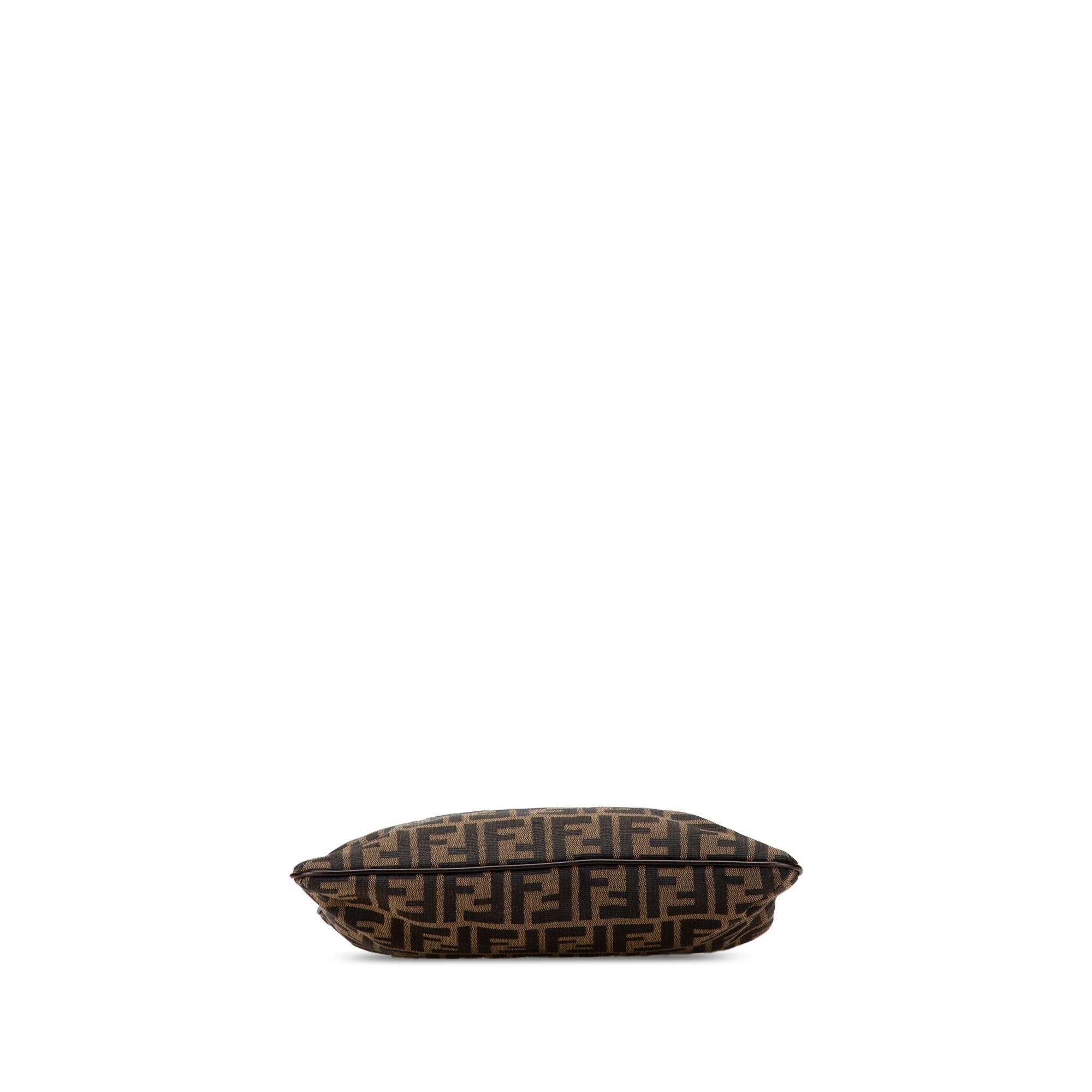 Fendi Zucca Canvas Shoulder Bag