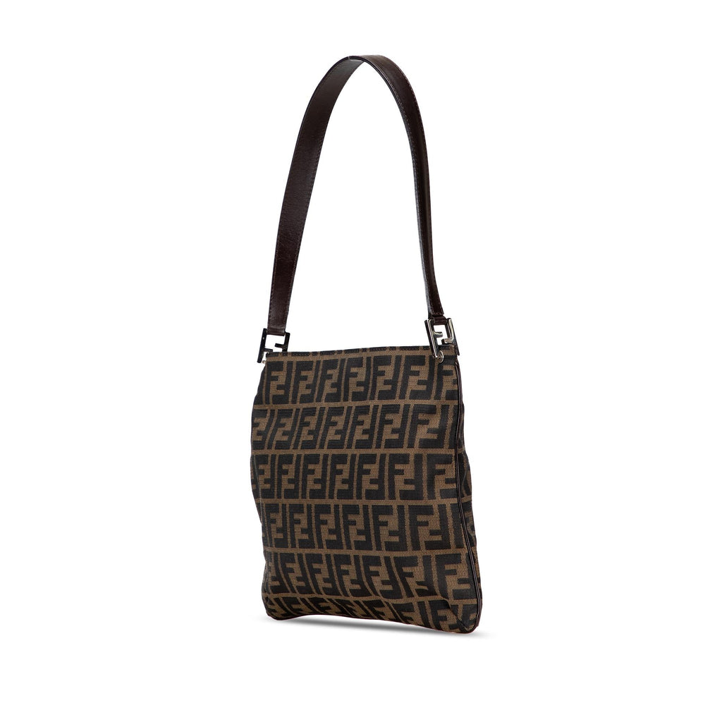 Fendi Zucca Canvas Shoulder Bag