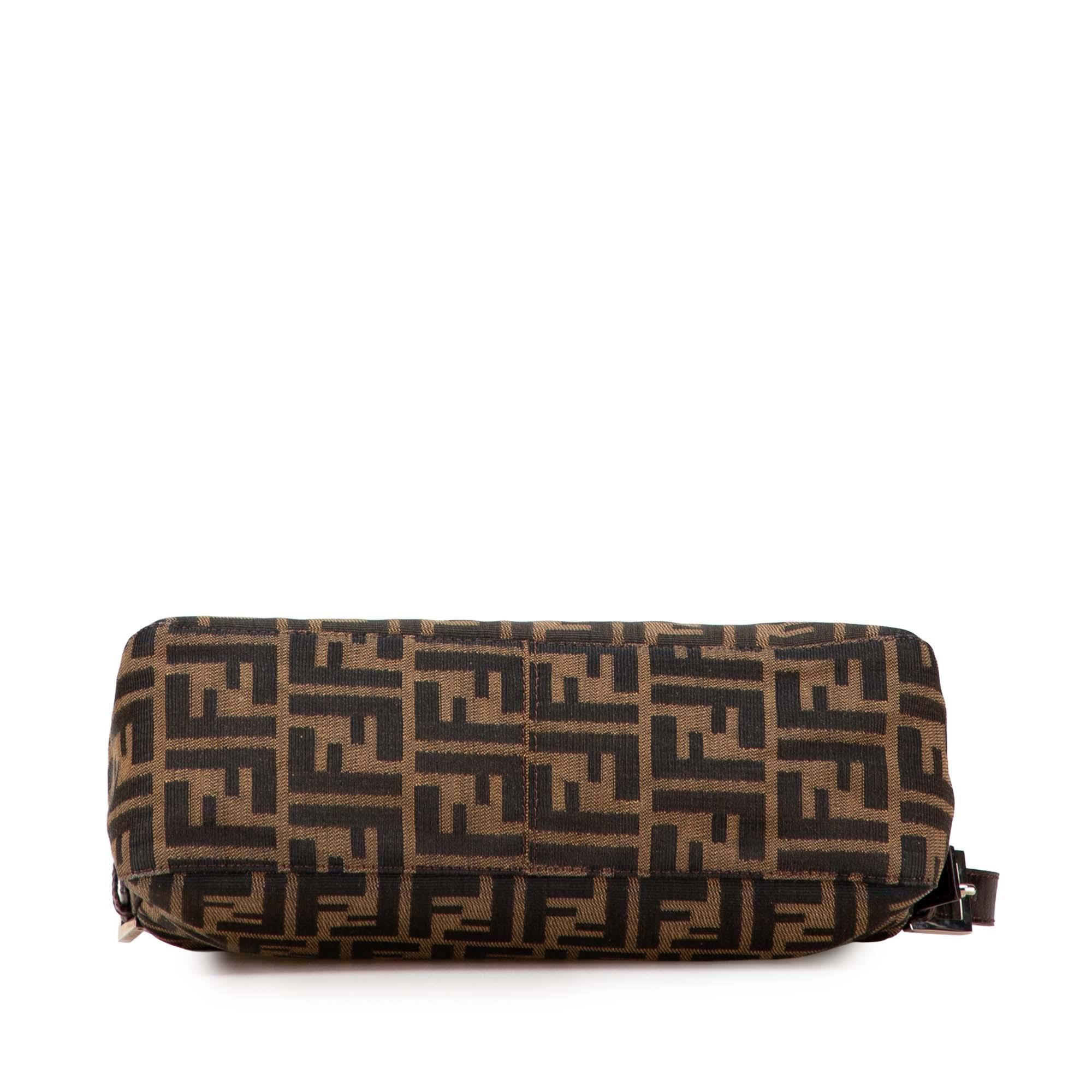 Fendi Zucca Canvas Shoulder Bag