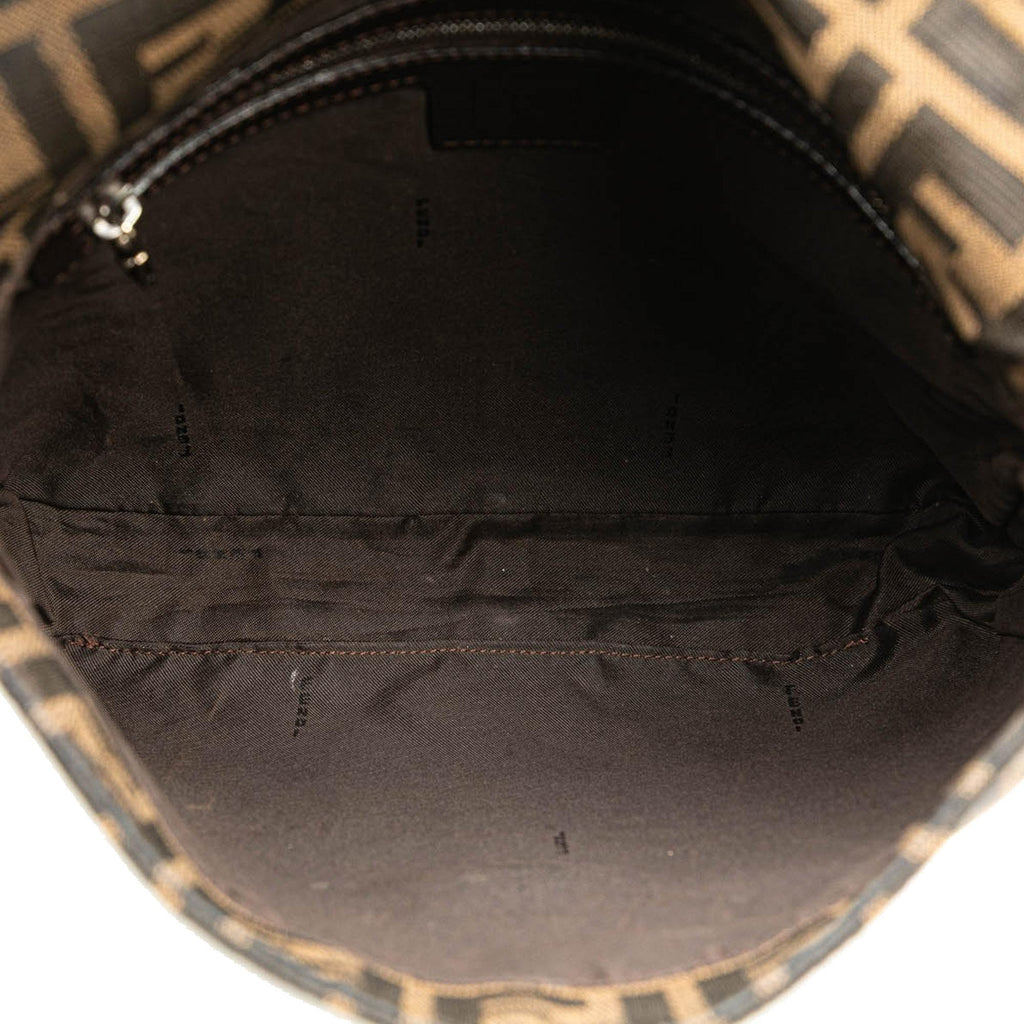 Fendi Zucca Canvas Shoulder Bag