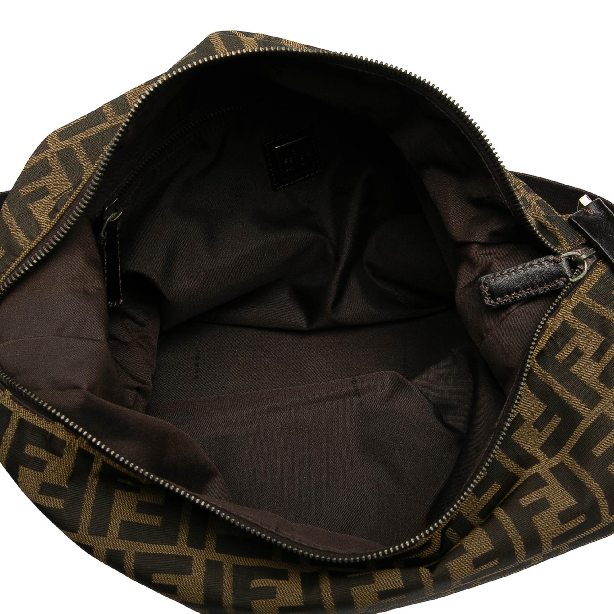 Fendi Zucca Canvas Shoulder Bag
