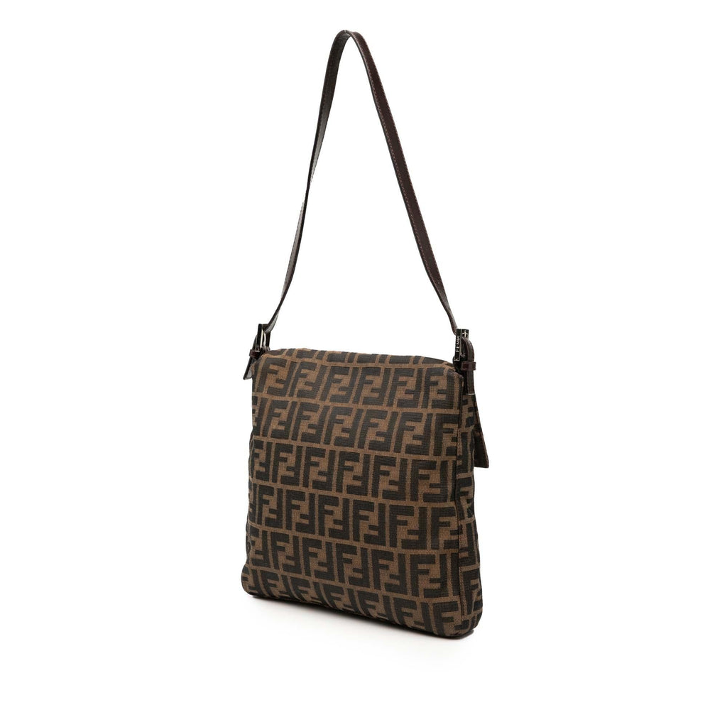 Fendi Zucca Canvas Shoulder Bag