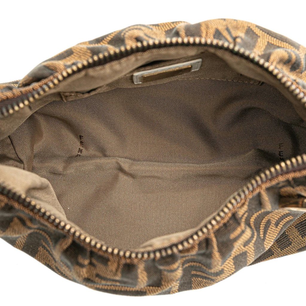 Fendi Zucca Canvas Shoulder Bag