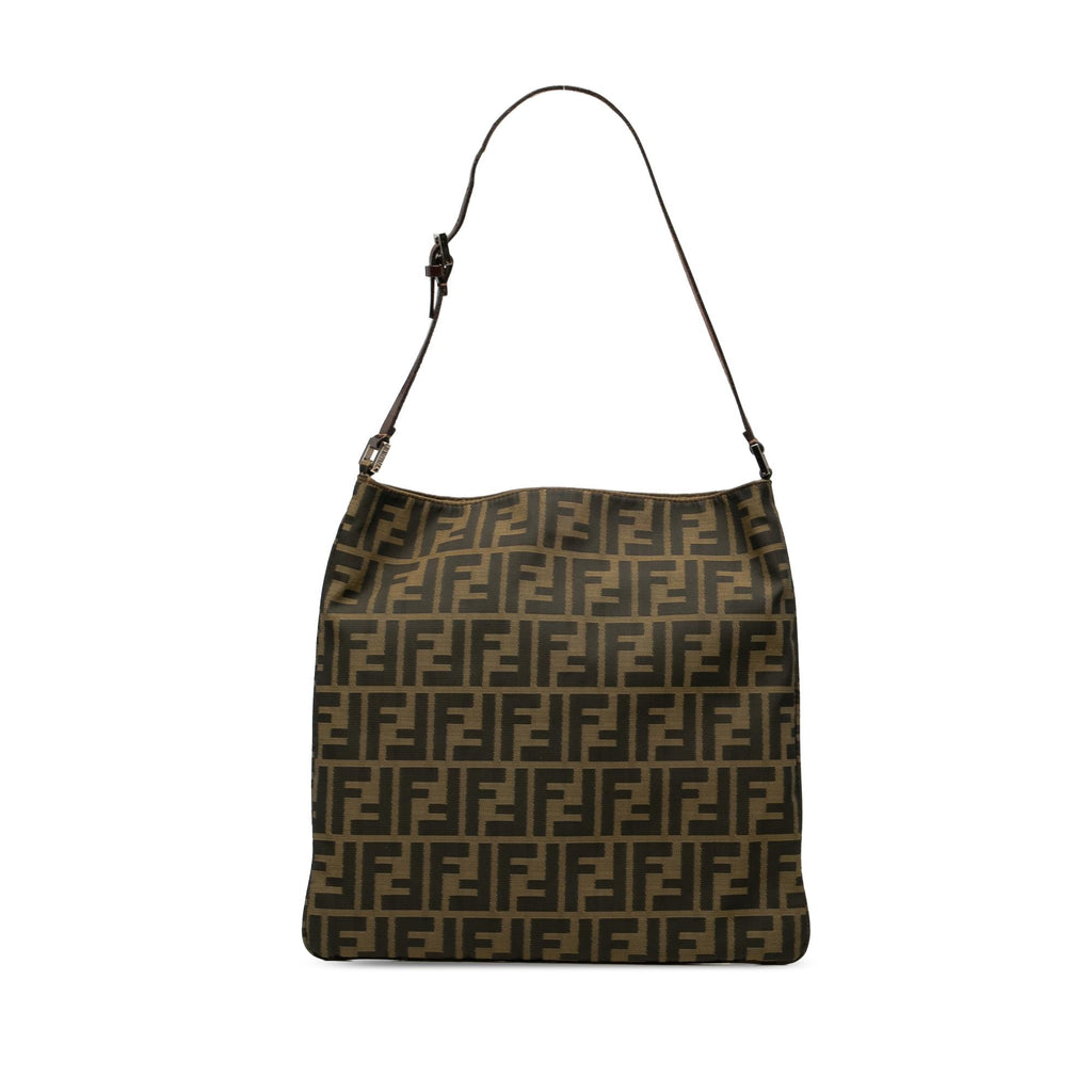 Fendi Zucca Canvas Shoulder Bag
