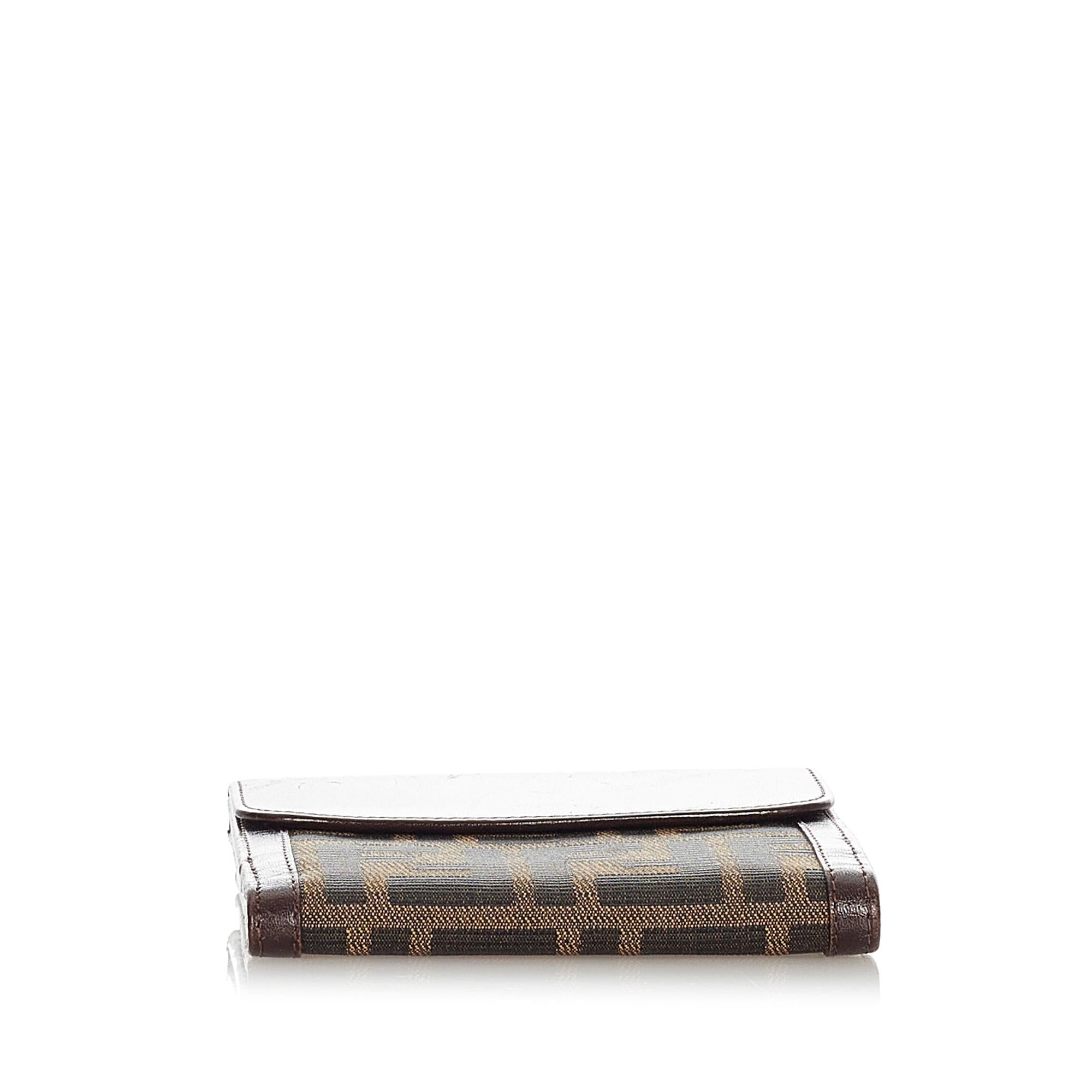 Fendi Zucca Canvas Small Wallet (SHG-21951)