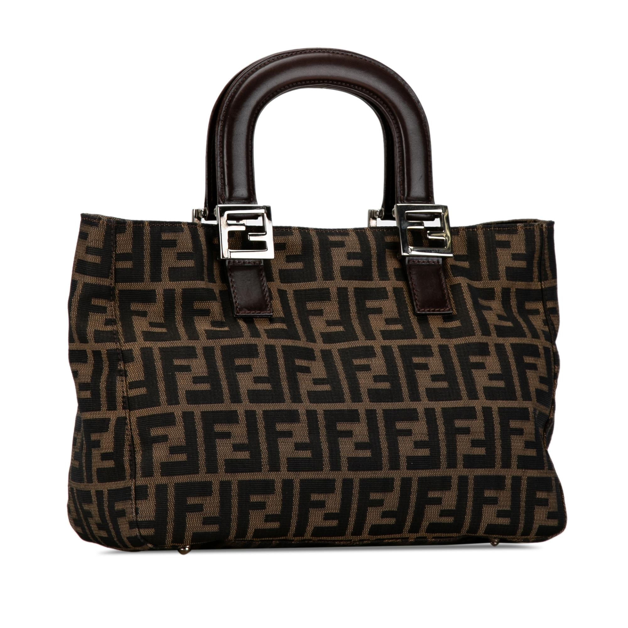 Fendi Zucca Canvas Twins Tote (SHG-0O3Ibz)