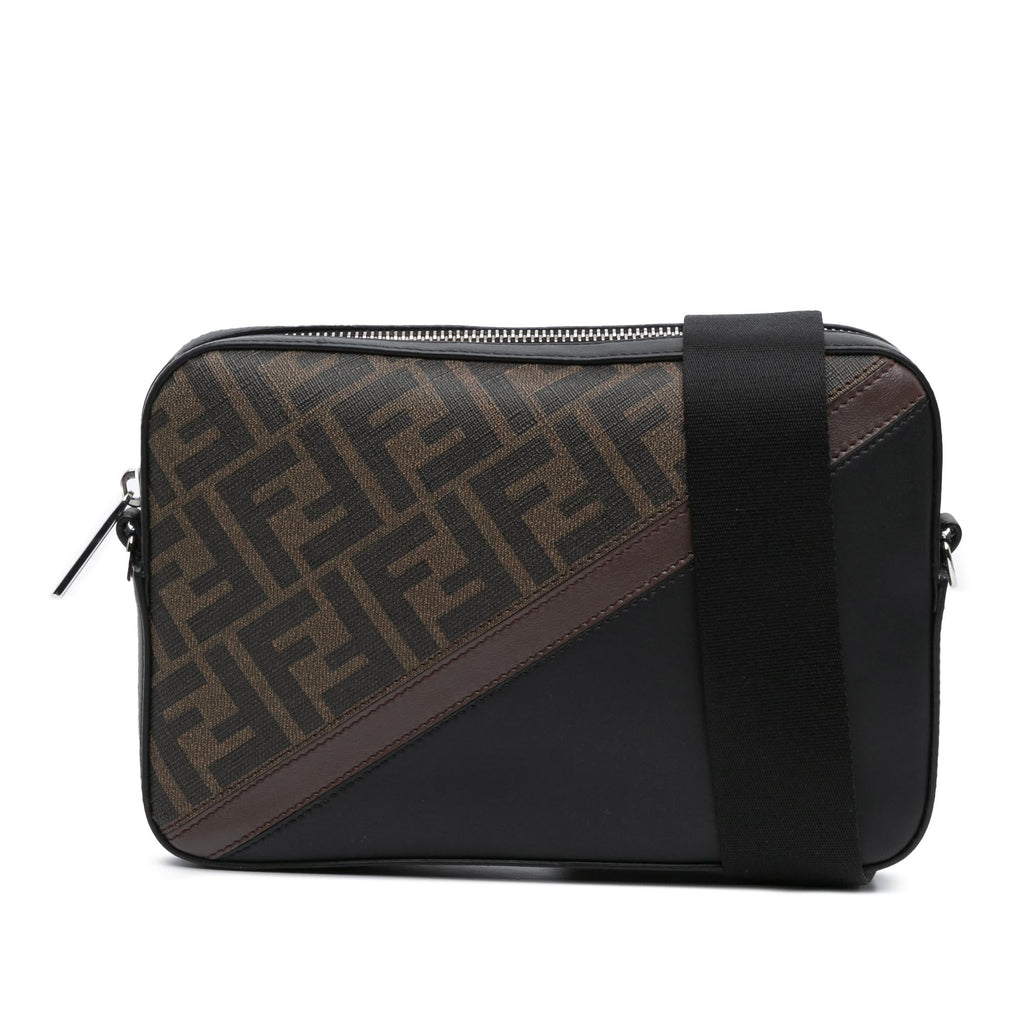 Fendi Zucca Coated Canvas Diagonal Camera Bag